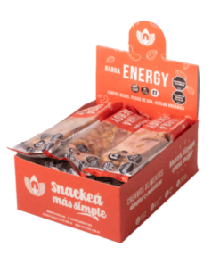 Barritas Nutriveg Energy Frutos Secos 12uni X 28g Sin Gluten